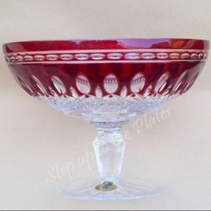 Waterford Clarendon Red compote/candy dish
